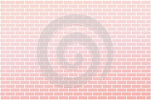 Pink gradient brick wall