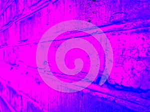 Pink, gradient dark old brick wall texture, vector blue grunge background. UHD 4K wallpaper