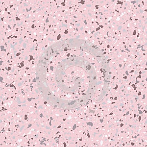 Pink granite coarse grained vector pattern backgound. Seamless backdrop with abstract quartz, feldspar and plagioclase photo
