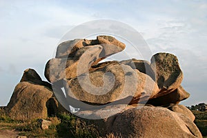 The Pink Granite Coast in Bretagne