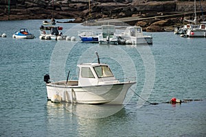 Pink Granite Coast in Brittany near Ploumanach, France