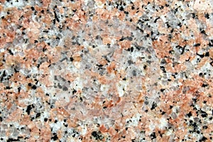 Pink granite rock polished surface