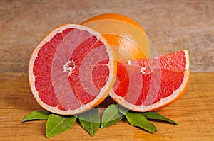 Pink grapefruit photo