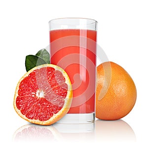 Pink grapefruit juice