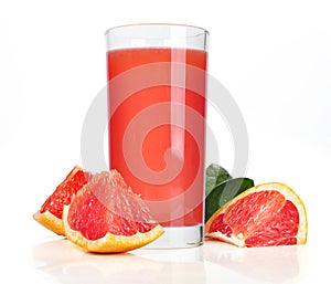 Pink grapefruit juice