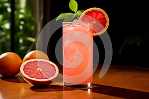 Pink Grapefruit Mezcal Paloma Cocktail