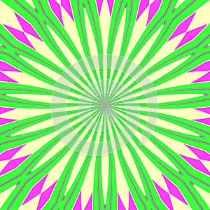 Pink green disco mandala lines playful geometries, abstract texture, graphics