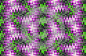 PINK AND GREEN PATTERN DUPLICATION