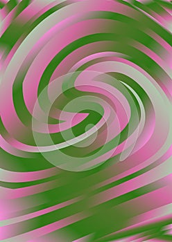 Pink and Green Twirl Background