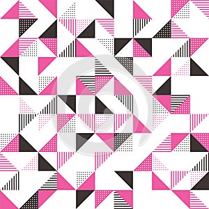 A pink and grey geometric background