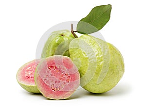 Pink guava fruit photo