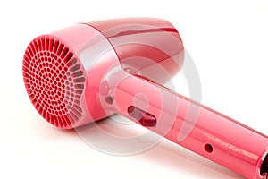 Pink hairdryer