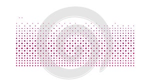 Pink Halftone Gradient: Abstract Dot Pattern, vector design Generative AI