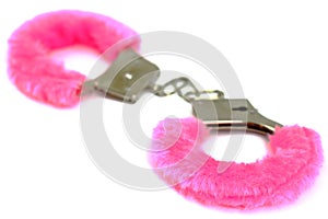 Pink handcuffs