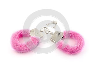 Pink handcuffs