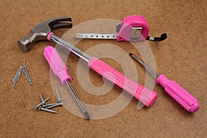 Pink handy tools dream