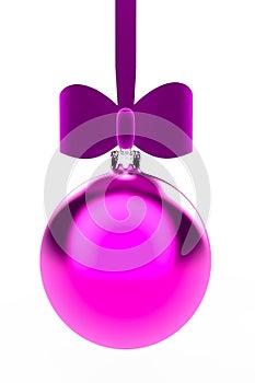 Pink Hanging Bauble