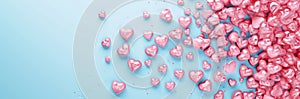 pink hearts valentines day abstract background backdrop pragma