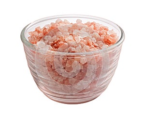 Pink Himalayan Salt Isolated clipping path