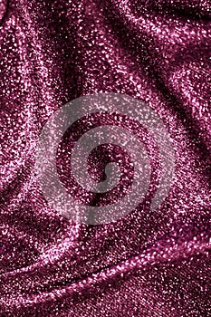 Pink holiday sparkling glitter abstract background, luxury shiny fabric material for glamour design and festive invitation