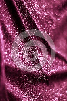 Pink holiday sparkling glitter abstract background, luxury shiny fabric material for glamour design and festive invitation