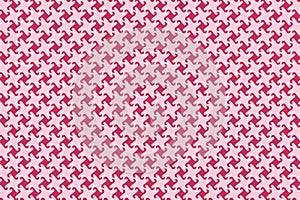 Pink houndstooth seamless pattern concept style