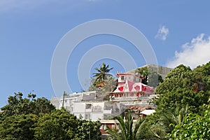 Pink house in Fort de France - Martinique