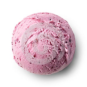 Pink ice cream scoop