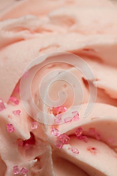 Pink icing