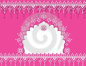 Pink Indian background