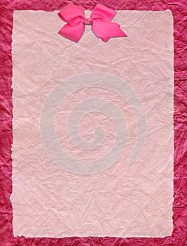 Pink invitation photo