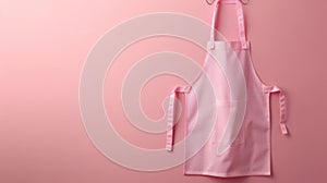 The pink kitchen apron.AI generated image