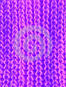 Pink knitted background