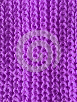 Pink knitted background
