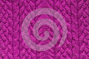 Pink knitting texture