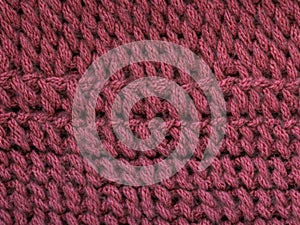 pink knitting wool texture background