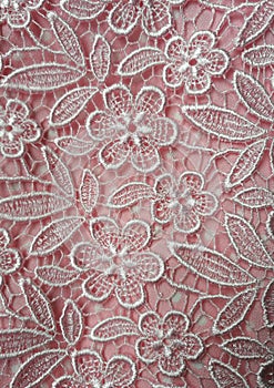 Pink lace texture