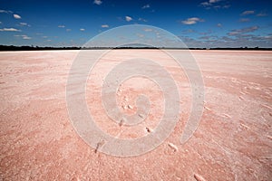 Pink Lake Victoria Australia