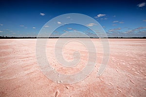 Pink Lake Victoria Australia