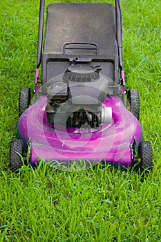 Pink Lawn Mower