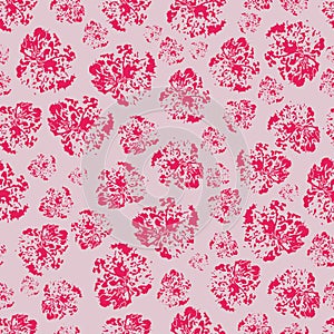 Pink leafs texture seamless pattern print background design