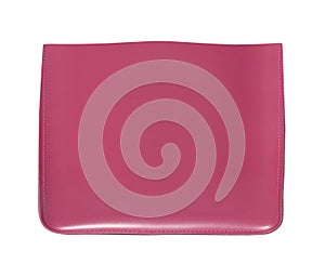 Pink leather case