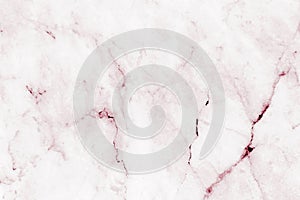 Pink light marble patterned texture background, Detailed genuine marble from nature.