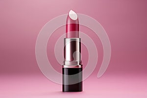 Pink lipstick color of passion and seduction. Generative AI