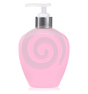 Pink Lotion Bottle