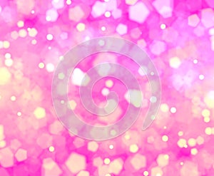 Pink of love bokehs background