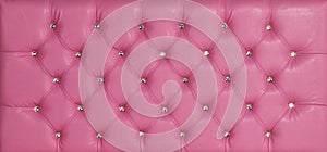 Pink luxury leather diamond studded background