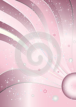 Pink luxury Princess Baby Girl Birthday background