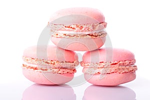 Pink macaroones