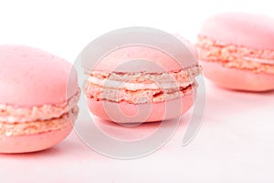 Pink macaroones